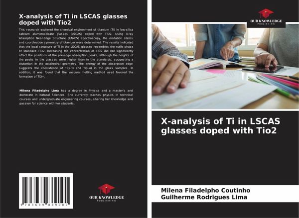 X-analysis of Ti in LSCAS glasses doped with Tio2