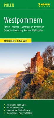 Cover Westpommern, Straßenkarte 1:200.000, Höfer Verlag