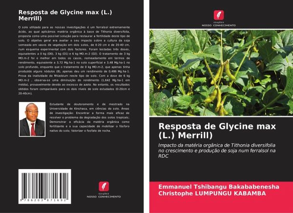 Resposta de Glycine max (L.) Merrill) Resposta de Glycine max (L.) Merrill)