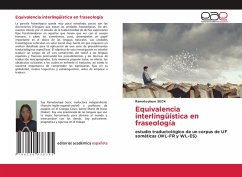 Equivalencia interlingüística en fraseología Equivalencia interlingüística en fraseología