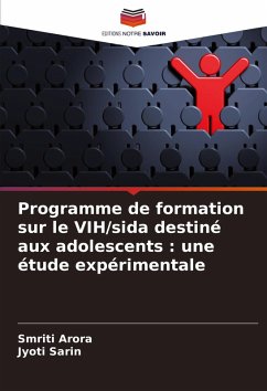 Cover Programme de formation sur le VIH/sida destiné aux adolescents : une étude expérimentale