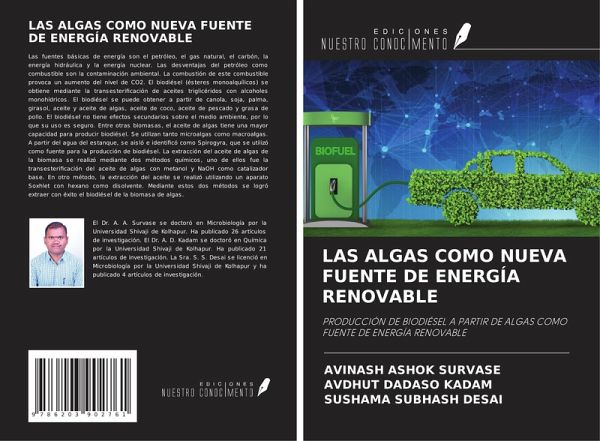 LAS ALGAS COMO NUEVA FUENTE DE ENERGÍA RENOVABLE