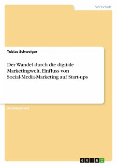 Cover Der Wandel durch die digitale Marketingwelt. Einfluss von Social-Media-Marketing auf Start-ups