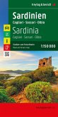 Sardinien, Straßen- und Freizeitkarte 1:150.000, freytag & berndt Sardinien, Straßen- und Freizeitkarte 1:150.000, freytag & berndt
