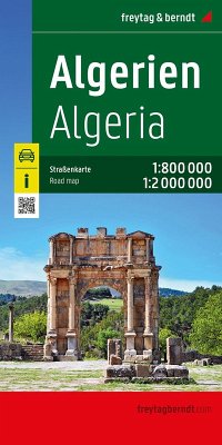 Cover Algerien, Straßenkarte 1:800.000 - 1:2.000.000, freytag & berndt