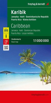 Cover Karibik, Straßenkarte 1:1.000.000, freytag & berndt