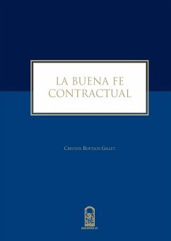 Cover La buena fe contractual