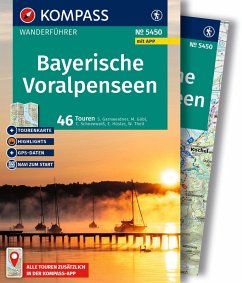 Cover KOMPASS Wanderführer Bayerische Voralpenseen, 46 Touren mit Extra-Tourenkarte