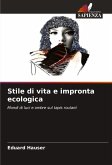 Stile di vita e impronta ecologica