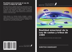 Cover Realidad emocional de la Ley de castas y tribus de 1989
