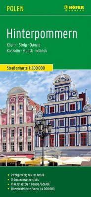 Cover Hinterpommern, Straßenkarte 1:200.000, Höfer Verlag