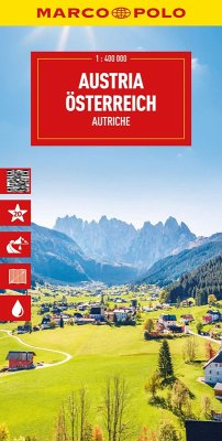 Cover MARCO POLO Reisekarte Österreich 1:400.000