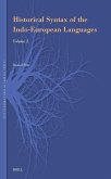 Historical Syntax of the Indo-European Languages Historical Syntax of the Indo-European Languages