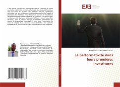 La performativité dans leurs premières investitures - YESINGA Dunia, Bienheureux Le Bel