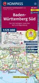 KOMPASS Großraum Fahrradkarte 3711 Baden-Württemberg Süd, Schwarzwald, Bodensee, Schwäbische Alb, Allgäu 1:125.000 KOMPASS Großraum Fahrradkarte 3711 Baden-Württemberg Süd, Schwarzwald, Bodensee, Schwäbische Alb, Allgäu 1:125.000