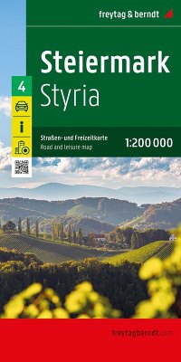 Cover Steiermark, Straßen- und Freizeitkarte 1:200.000, freytag & berndt