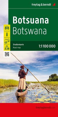 Cover Botsuana, Straßenkarte 1:1.100.000, freytag & berndt