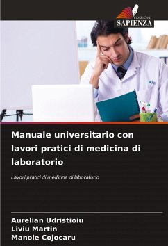 Cover Manuale universitario con lavori pratici di medicina di laboratorio