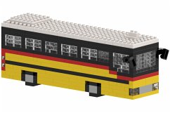 BRIXIES 200161 - Schweizer Postauto, 3D Konstruktionsbausatz aus Ministeinen, 339 Teile BRIXIES 200161 - Schweizer Postauto, 3D Konstruktionsbausatz aus Ministeinen, 339 Teile