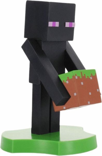 Holdem - Cable Guy Minecraft: Enderman, Halter (11 cm) für Earbuds (Kopfhörer), Pods, Smartphones, Uhren, uvm. Holdem - Cable Guy Minecraft: Enderman, Halter (11 cm) für Earbuds (Kopfhörer), Pods, Smartphones, Uhren, uvm.