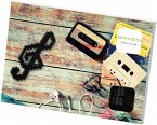 BRIXIES 220043 - Postkarte Notenschlüssel, 3D Konstruktionsbausatz aus Ministeinen, 70 Teile