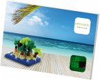 BRIXIES 220047 - Postkarte Happy Holiday, 3D Konstruktionsbausatz aus Ministeinen, 95 Teile BRIXIES 220047 - Postkarte Happy Holiday, 3D Konstruktionsbausatz aus Ministeinen, 95 Teile
