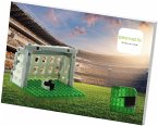BRIXIES 220056 - Postkarte Fußball, 3D Konstruktionsbausatz aus Ministeinen, 142 Teile BRIXIES 220056 - Postkarte Fußball, 3D Konstruktionsbausatz aus Ministeinen, 142 Teile
