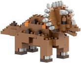 BRIXIES 200080 - Triceratops, 3D Konstruktionsbausatz aus Ministeinen, 138 Teile