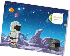 Cover BRIXIES 220037 - Postkarte Astronaut, 3D Konstruktionsbausatz aus Ministeinen, 99 Teile