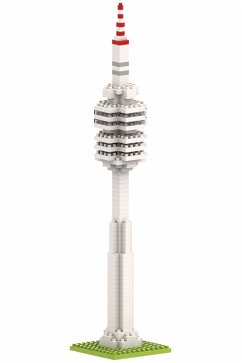 BRIXIES 200057 - Olympiaturm, 3D Konstruktionsbausatz aus Ministeinen, 221 Teile