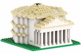 BRIXIES 200133 - Pantheon, 3D Konstruktionsbausatz aus Ministeinen, 634 Teile BRIXIES 200133 - Pantheon, 3D Konstruktionsbausatz aus Ministeinen, 634 Teile