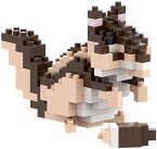 BRIXIES 200174 - Streifenhörnchen, 3D Konstruktionsbausatz aus Ministeinen, 145 Teile
