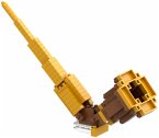 BRIXIES 200209 - Schweizer Alphorn, 3D Konstruktionsbausatz aus Ministeinen, 152 Teile