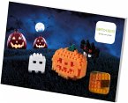 BRIXIES 220031 - Postkarte Halloween, 3D Konstruktionsbausatz aus Ministeinen, 99 Teile