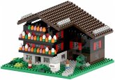 BRIXIES 200158 - Schweizer Chalet, 3D Konstruktionsbausatz aus Ministeinen, 441 Teile BRIXIES 200158 - Schweizer Chalet, 3D Konstruktionsbausatz aus Ministeinen, 441 Teile