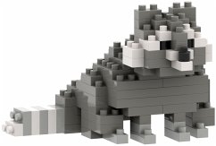 BRIXIES 200131 - Wachbär, 3D Konstruktionsbausatz aus Ministeinen, 96 Teile BRIXIES 200131 - Wachbär, 3D Konstruktionsbausatz aus Ministeinen, 96 Teile