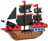 BRIXIES 200186 - Piratenschiff, 3D Konstruktionsbausatz aus Ministeinen, 726 Teile BRIXIES 200186 - Piratenschiff, 3D Konstruktionsbausatz aus Ministeinen, 726 Teile