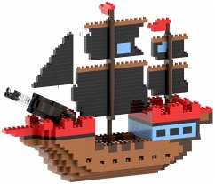 BRIXIES 200186 - Piratenschiff, 3D Konstruktionsbausatz aus Ministeinen, 726 Teile Cover BRIXIES 200186 - Piratenschiff, 3D Konstruktionsbausatz aus Ministeinen, 726 Teile
