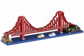 BRIXIES 200217 - Golden Gate Bridge, 3D Konstruktionsbausatz aus Ministeinen, ca. 630 Teile BRIXIES 200217 - Golden Gate Bridge, 3D Konstruktionsbausatz aus Ministeinen, ca. 630 Teile