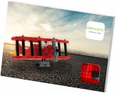 BRIXIES 220040 - Postkarte Doppeldecker, 3D Konstruktionsbausatz aus Ministeinen, 214 Teile BRIXIES 220040 - Postkarte Doppeldecker, 3D Konstruktionsbausatz aus Ministeinen, 214 Teile