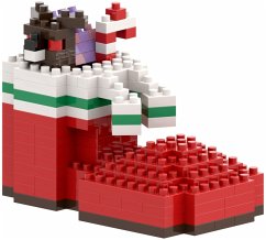 BRIXIES 203007 - Nikolausstiefel, 3D Konstruktionsbausatz aus Ministeinen, 160 Teile