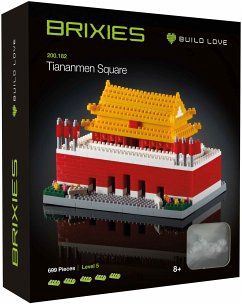 BRIXIES 200182 - Tiananmen Square, 3D Konstruktionsbausatz aus Ministeinen, 699 Teile