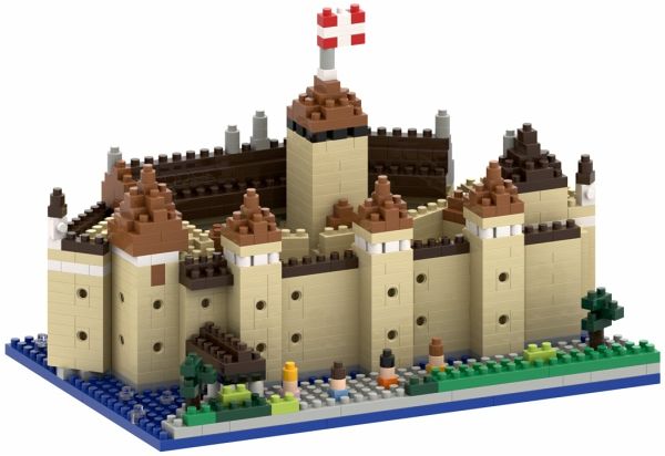 BRIXIES 200207 - Schloss Chillon, 3D Konstruktionsbausatz aus Ministeinen, 822 Teile BRIXIES 200207 - Schloss Chillon, 3D Konstruktionsbausatz aus Ministeinen, 822 Teile