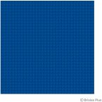 BRIXIES 225009 - Platte 32 x 32 Basic blau, Bauplatte, 1 Stück