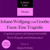 Johann Wolfgang von Goethe: Faust - Eine Tragödie. Ungekürzt gelesen mit Interpretationshilfe (MP3-Download) Johann Wolfgang von Goethe: Faust - Eine Tragödie. Ungekürzt gelesen mit Interpretationshilfe (MP3-Download)