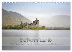 Schottland - Ein Roadtrip durch die herbstlichen Highlands (Wandkalender 2026 DIN A3 quer), CALVENDO Monatskalender