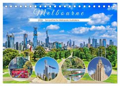 Melbourne - Sympathische Metropole Australiens (Tischkalender 2026 DIN A5 quer), CALVENDO Monatskalender Melbourne - Sympathische Metropole Australiens (Tischkalender 2026 DIN A5 quer), CALVENDO Monatskalender