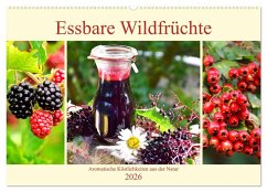Essbare Wildfrüchte. Aromatische Köstlichkeiten aus der Natur (Wandkalender 2026 DIN A2 quer), CALVENDO Monatskalender