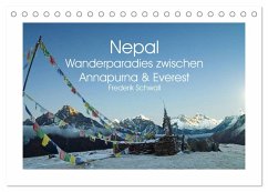 Nepal - Wanderparadies zwischen Annapurna & Everest (Tischkalender 2026 DIN A5 quer), CALVENDO Monatskalender