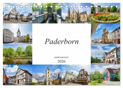 Paderborn Impressionen (Tischkalender 2026 DIN A5 quer), CALVENDO Monatskalender